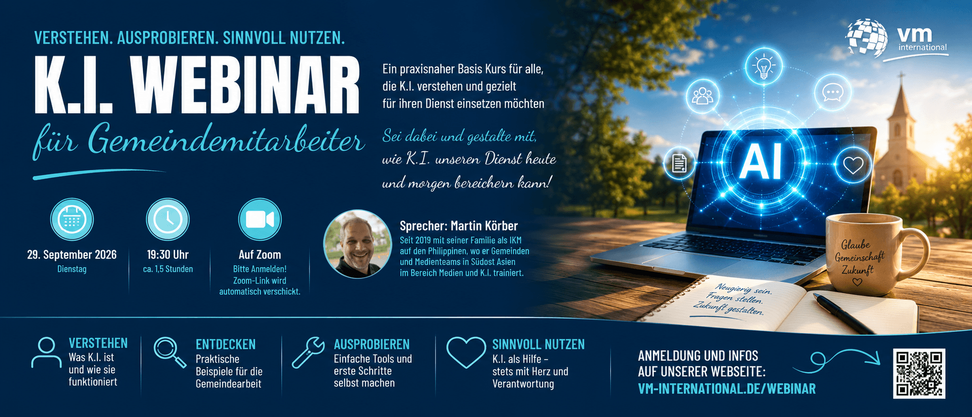 K.I. Webinar für Gemeindemitarbeiter