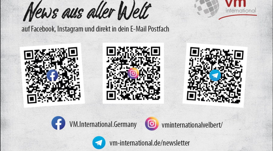 VM-International auf Social Media